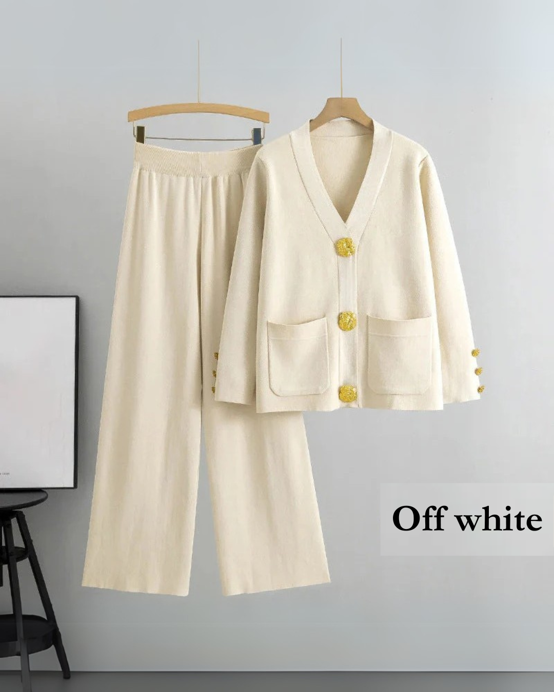 Elegant Two-Piece Knit Set