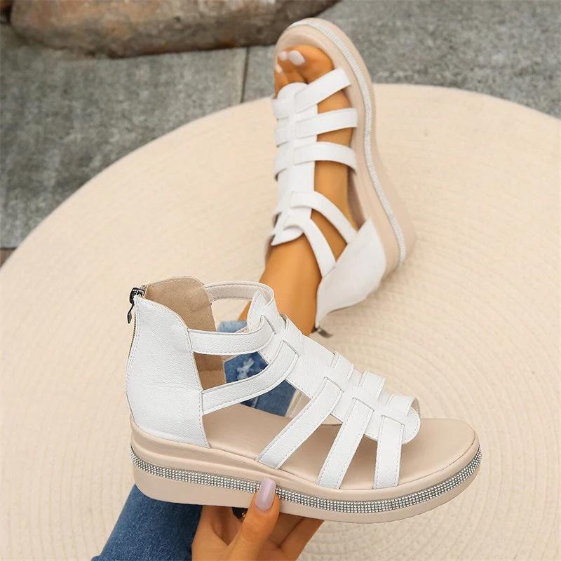 Sparkling Wedge Sandals