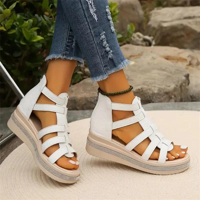 Sparkling Wedge Sandals
