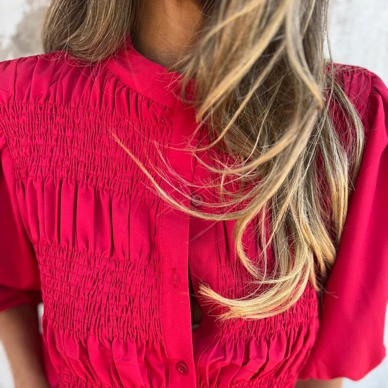 Brenda Boho Smocked Blouse