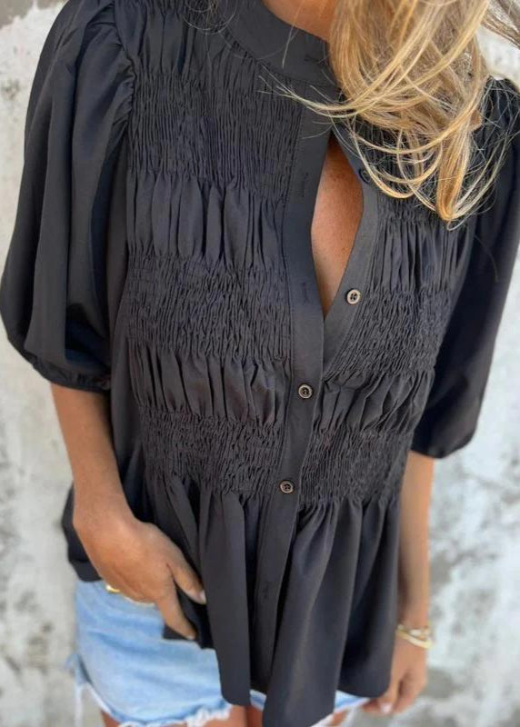 Brenda Boho Smocked Blouse