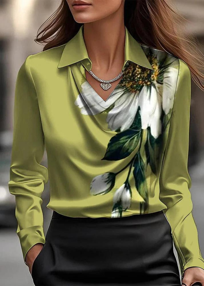 Vera Satin Drape Blouse