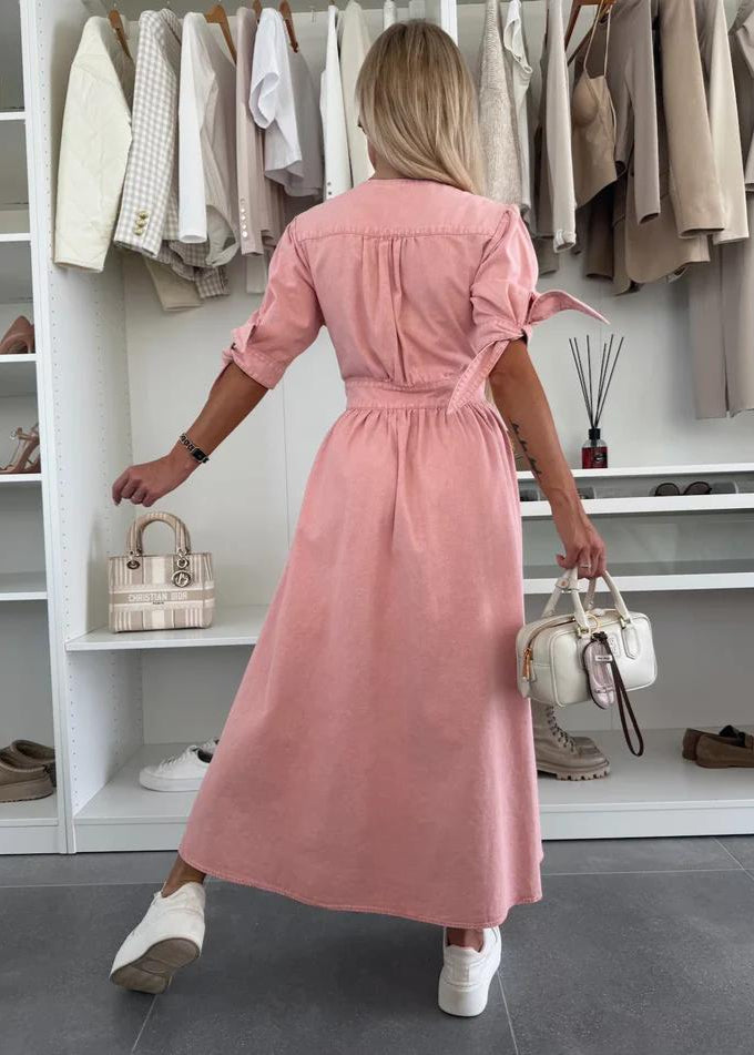 Radiant Denim Dress