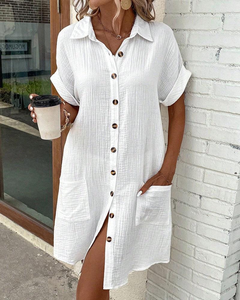 Comfortable Shirt Dress