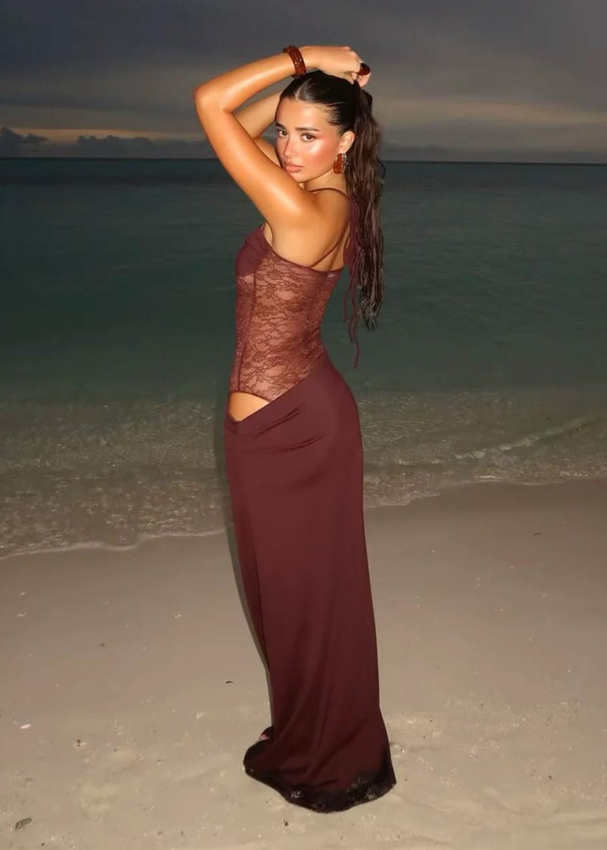 Mesh Maxi Dress