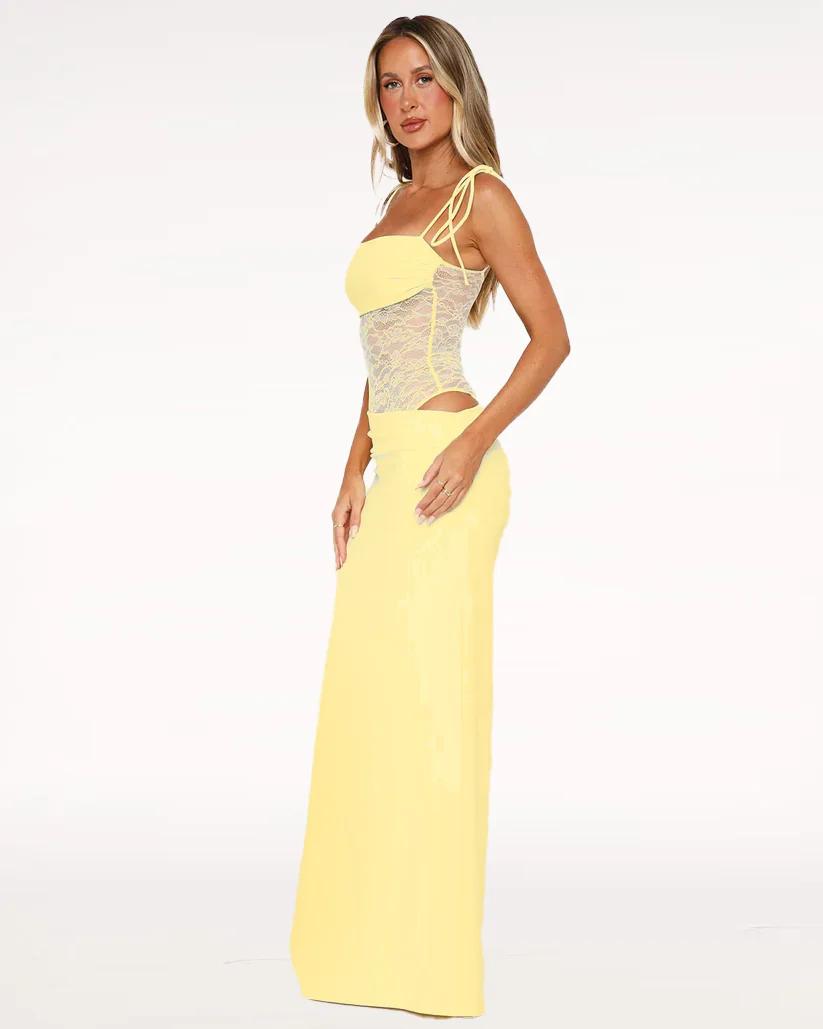 Mesh Maxi Dress