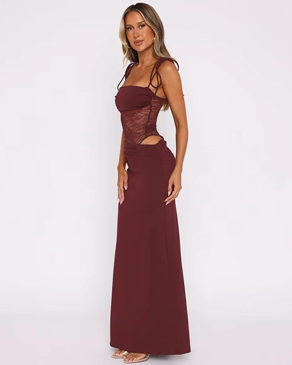 Mesh Maxi Dress