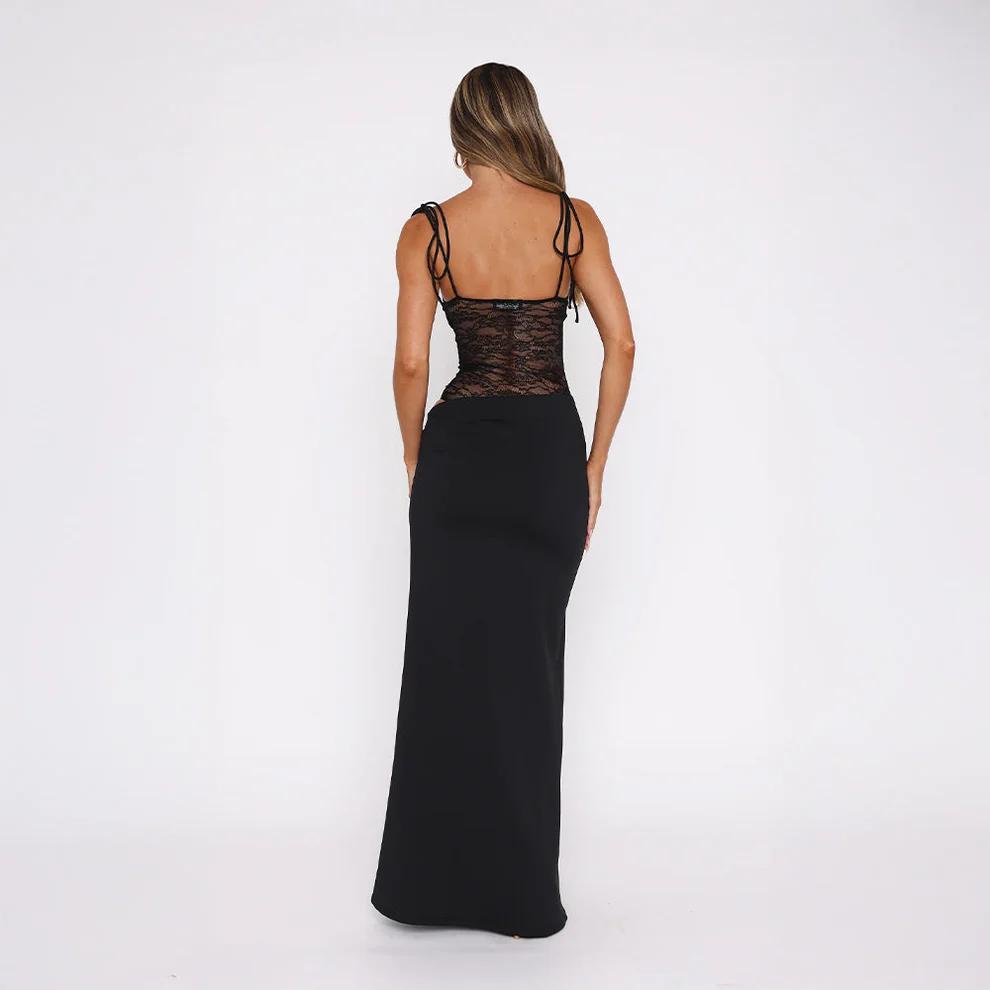 Mesh Maxi Dress