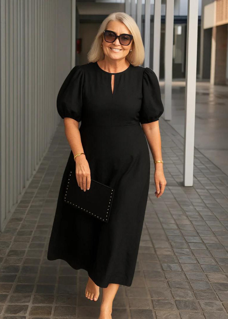 Sophia V-Neck Midi Dress