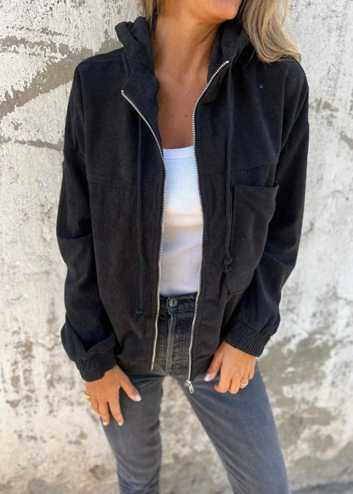 Naomi Corduroy Zip-Up Jacket