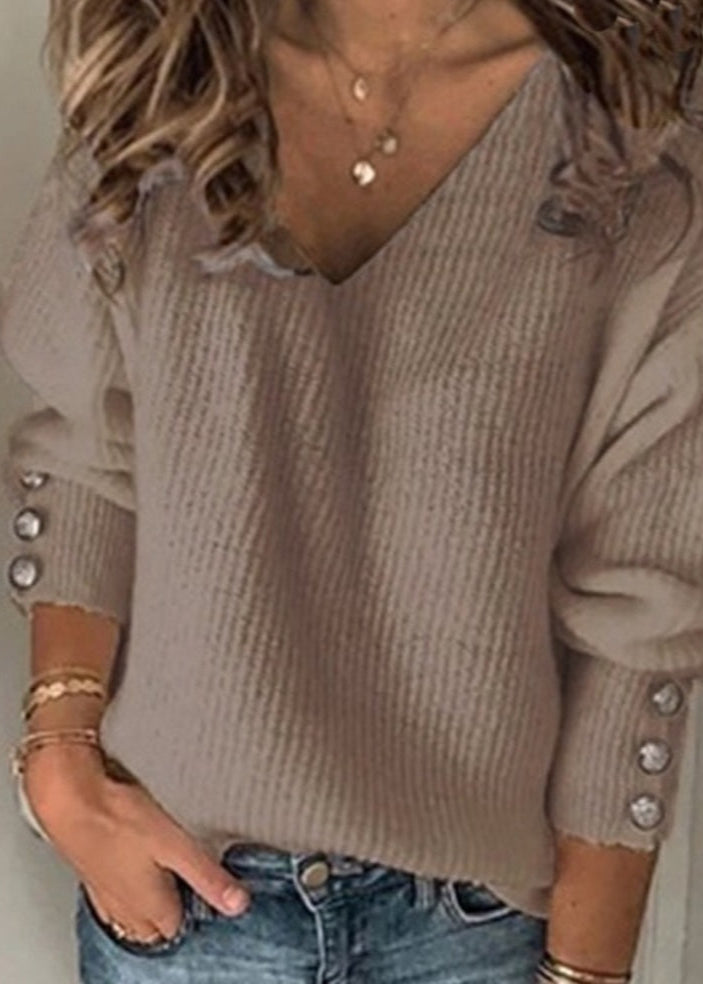 Timeless V-Neck Knit Sweater