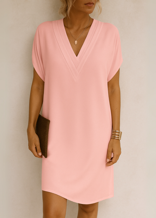Selina V-Neck Tunic Dress