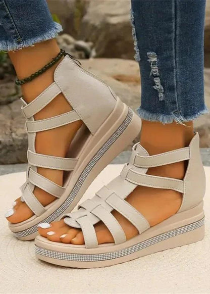 Sparkling Wedge Sandals