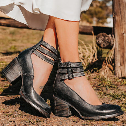 Elegant Mid-Heel Ankle Boots