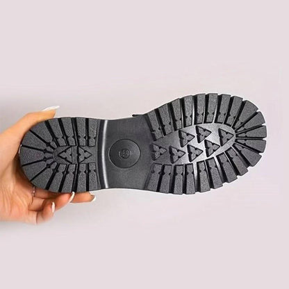 Chunky Platform Suede Loafers