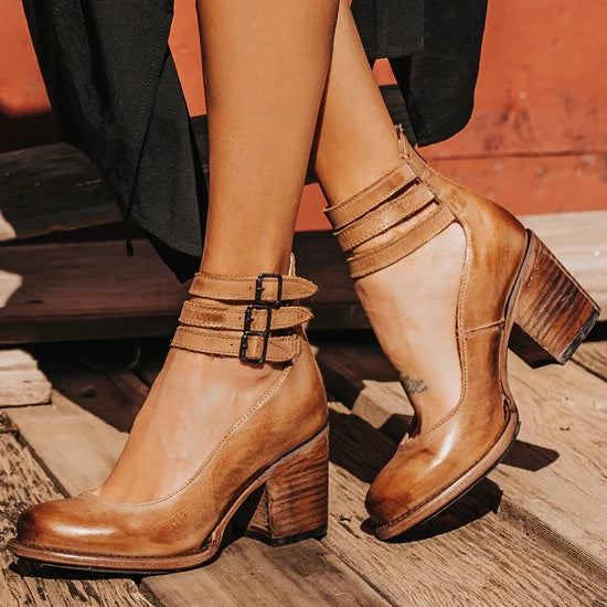 Elegant Mid-Heel Ankle Boots
