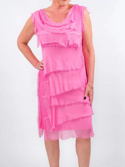Effortless Layered Silk Dress