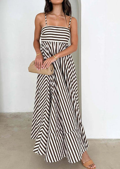 Bohemian Spaghetti Strap Maxi Dress