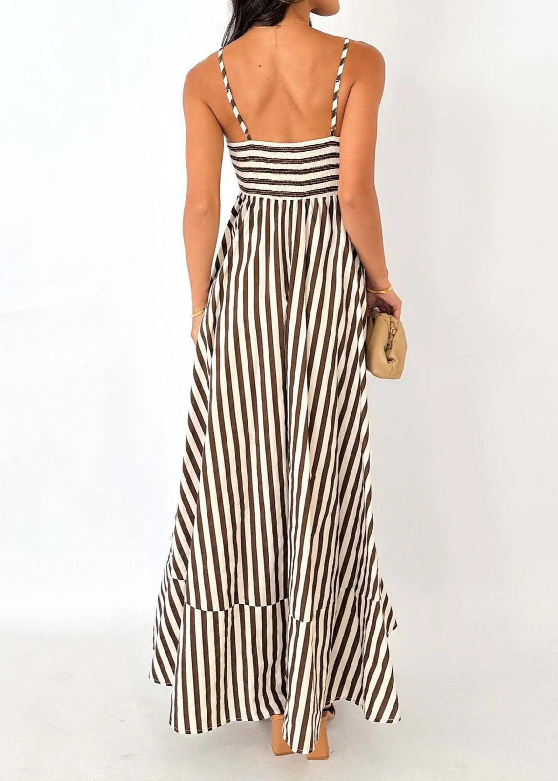 Bohemian Spaghetti Strap Maxi Dress