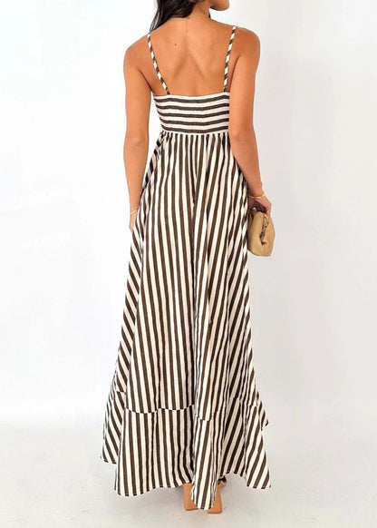 Bohemian Spaghetti Strap Maxi Dress