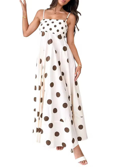 Bohemian Spaghetti Strap Maxi Dress