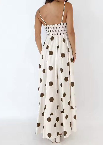 Bohemian Spaghetti Strap Maxi Dress
