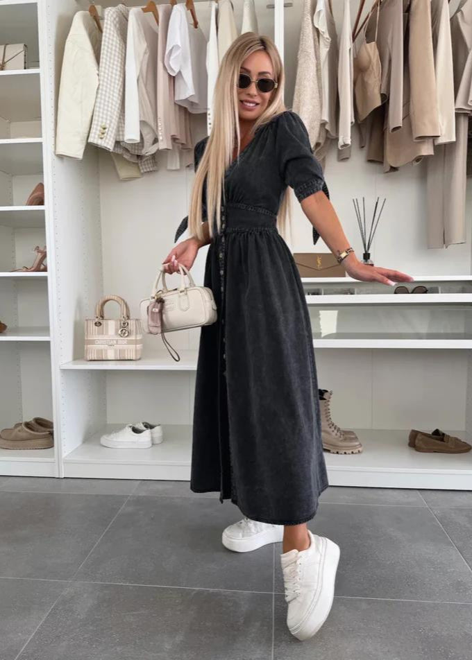 Radiant Denim Dress