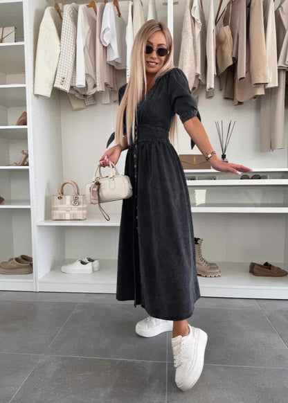 Radiant Denim Dress