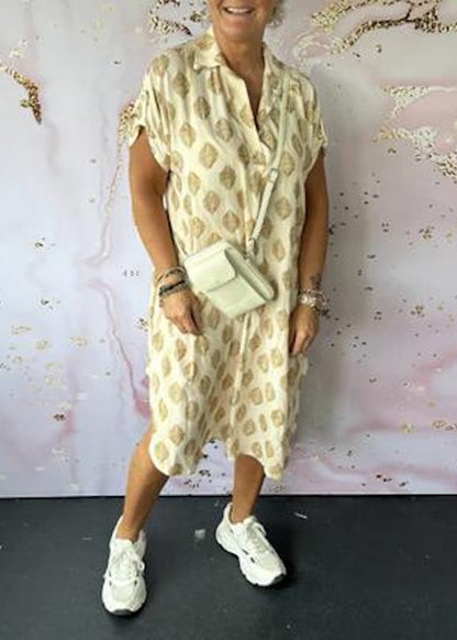Julia V-Neck Midi Dress
