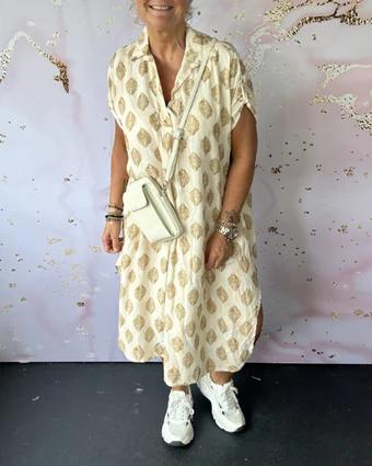Julia V-Neck Midi Dress