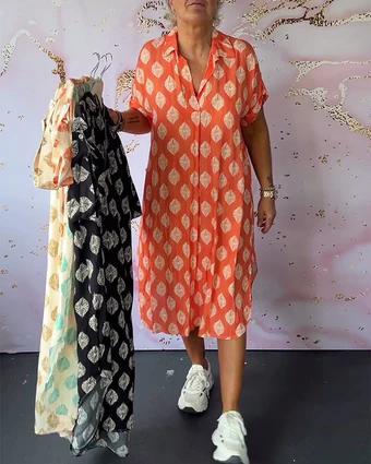 Julia V-Neck Midi Dress