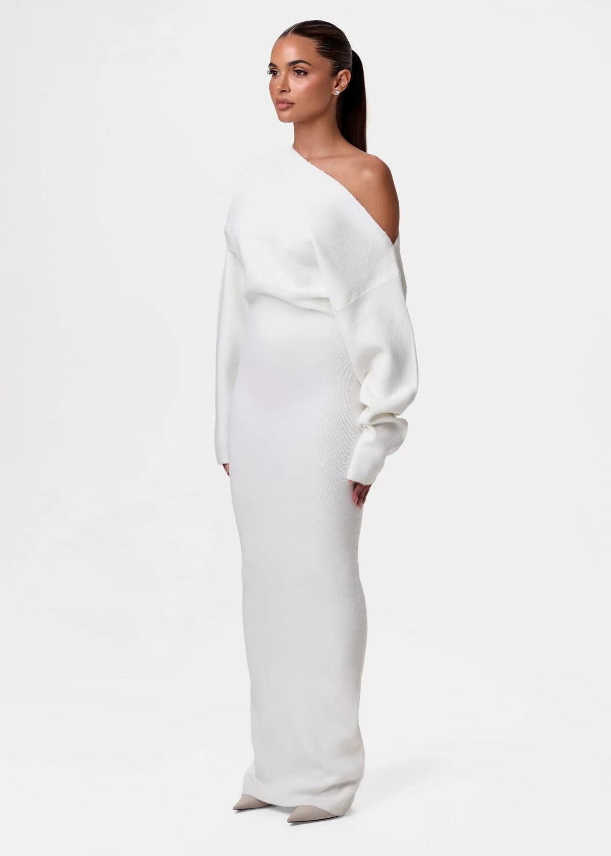 Off Shoulder Sweater Dress