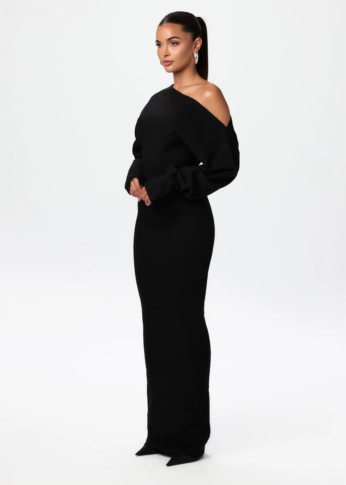 Off Shoulder Sweater Dress