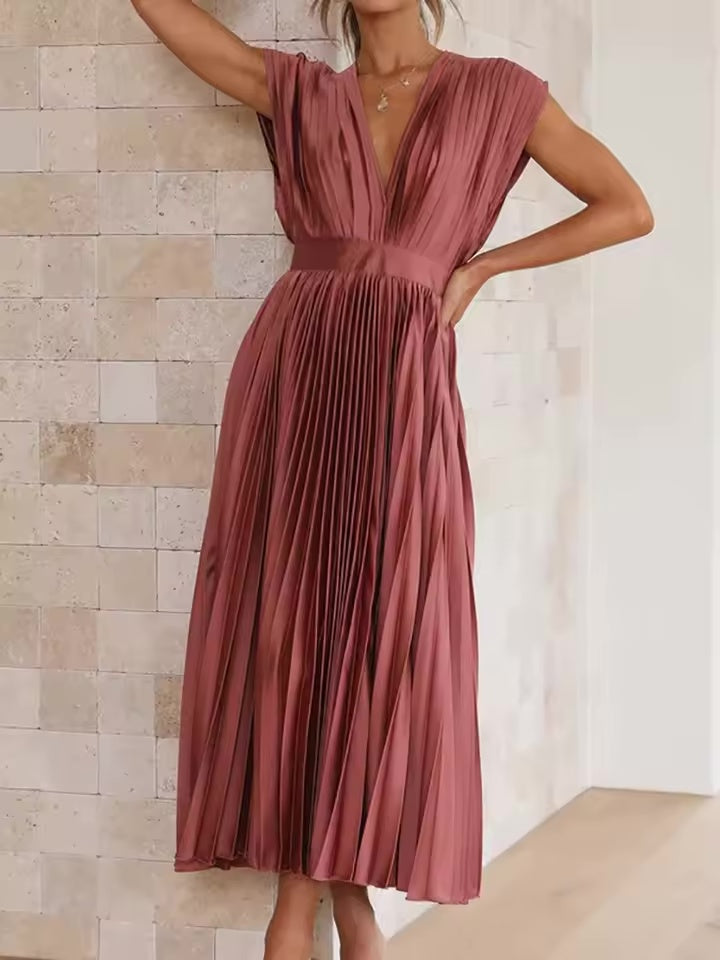 Elegant Pleated Dress