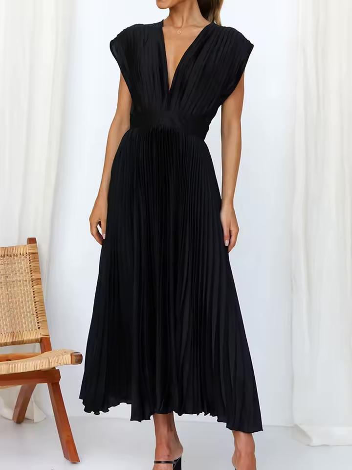 Elegant Pleated Dress