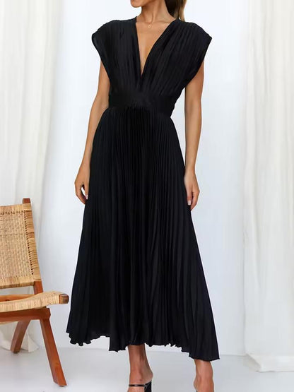 Elegant Pleated Dress