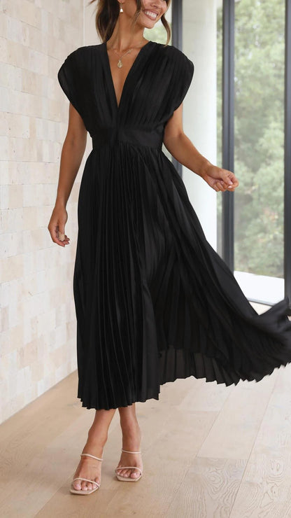 Elegant Pleated Dress