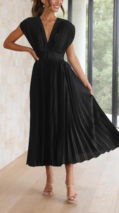 Elegant Pleated Dress