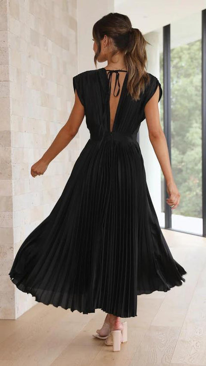 Elegant Pleated Dress
