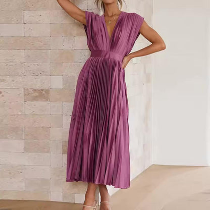 Elegant Pleated Dress