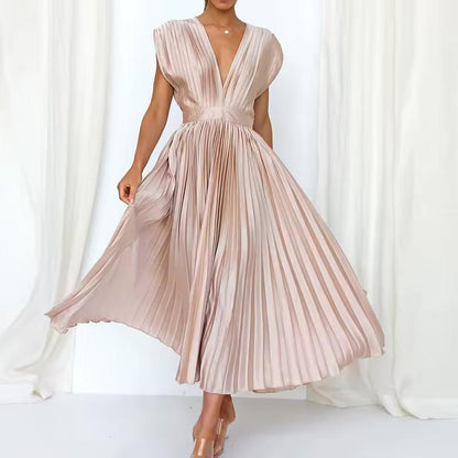 Elegant Pleated Dress