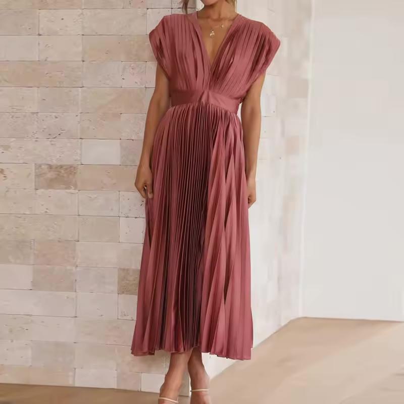 Elegant Pleated Dress