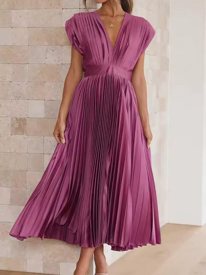 Elegant Pleated Dress