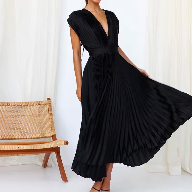 Elegant Pleated Dress