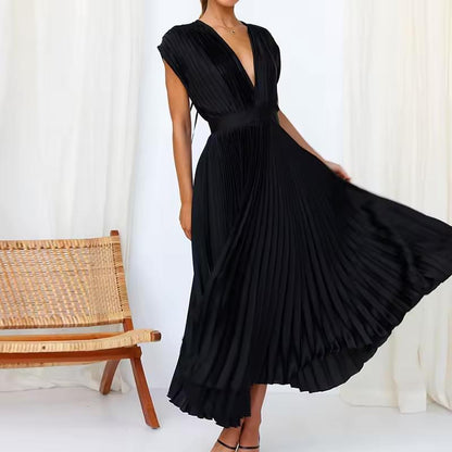 Elegant Pleated Dress