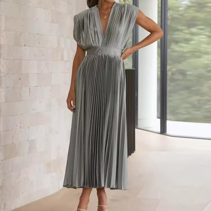 Elegant Pleated Dress