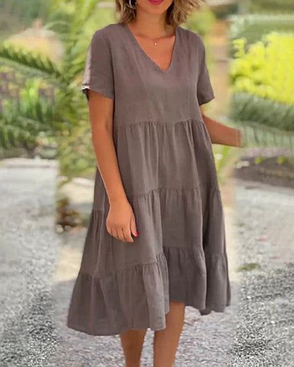Effortless V-Neck Dress