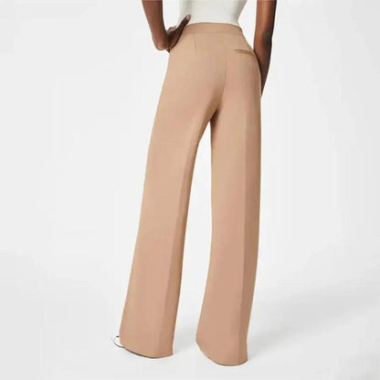 Wide-Leg Control Trousers