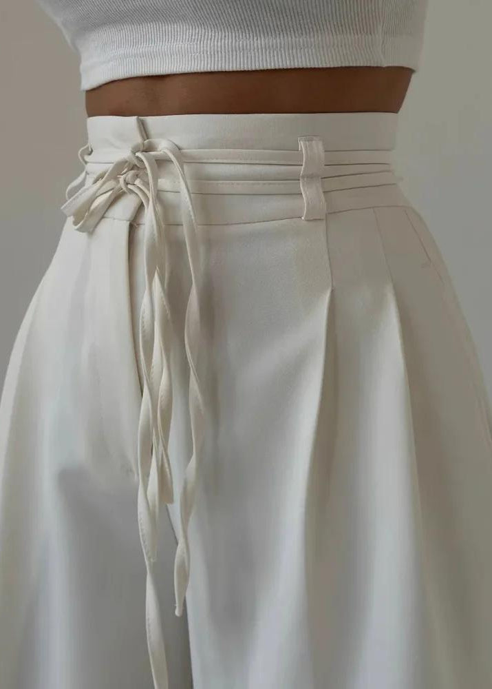 Elegant High-Waisted Wide-Leg Pants