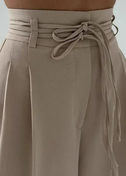 Elegant High-Waisted Wide-Leg Pants